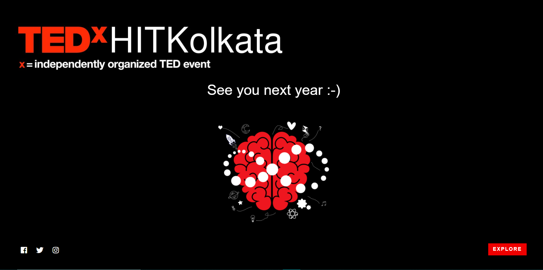 TEDxHITKolkata Website